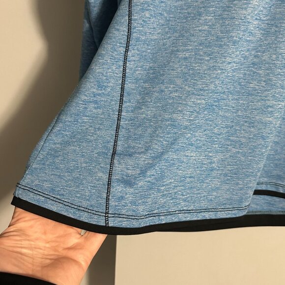 FootJoy Heathered Blue 1/4 Quarter Zip Golf Pullover Women's Size L - Picture 7 of 12